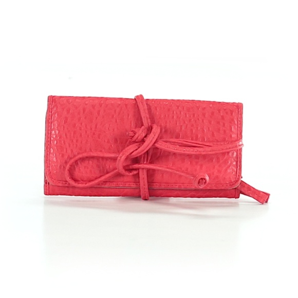 Handbags - 3 FOR $15 SALE: Pink Tri-Fold Clutch w/ Tie